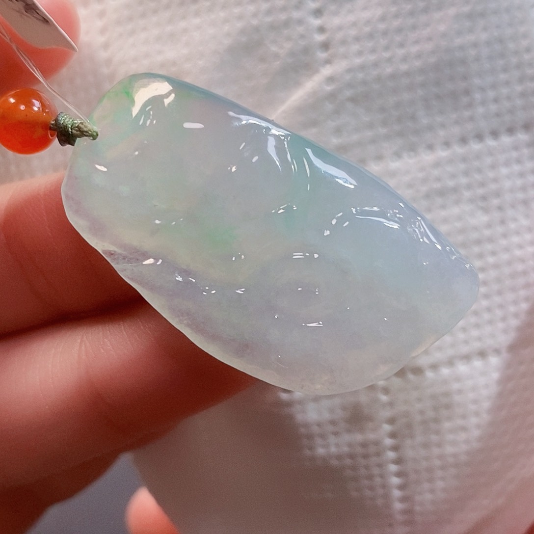 翡翠未镶嵌吊坠(不含链)406