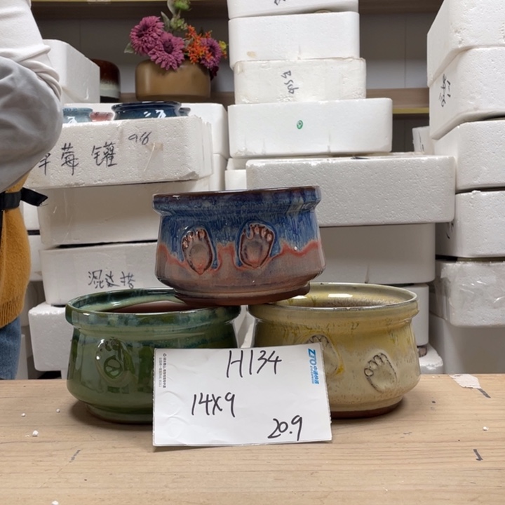 粗陶多肉花盆微瑕134