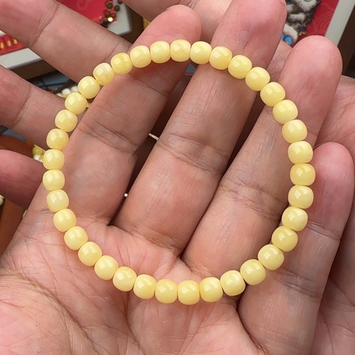 琥珀手链未镶嵌5.5咪