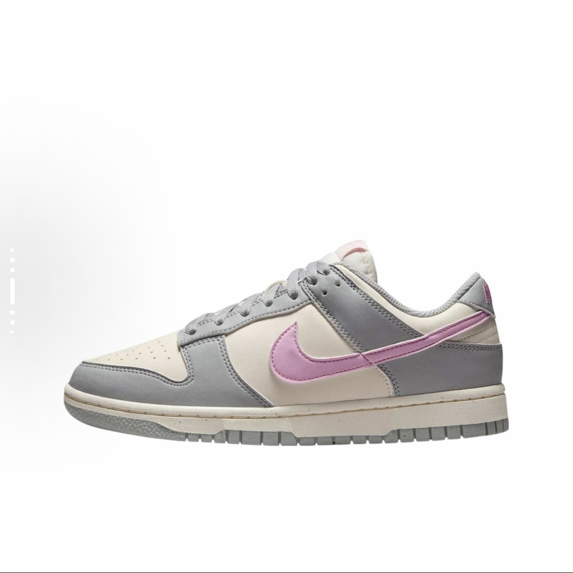 NIKE/耐克【欧若风】女子灰粉色Dunk Low 休闲运动板鞋DD1873002