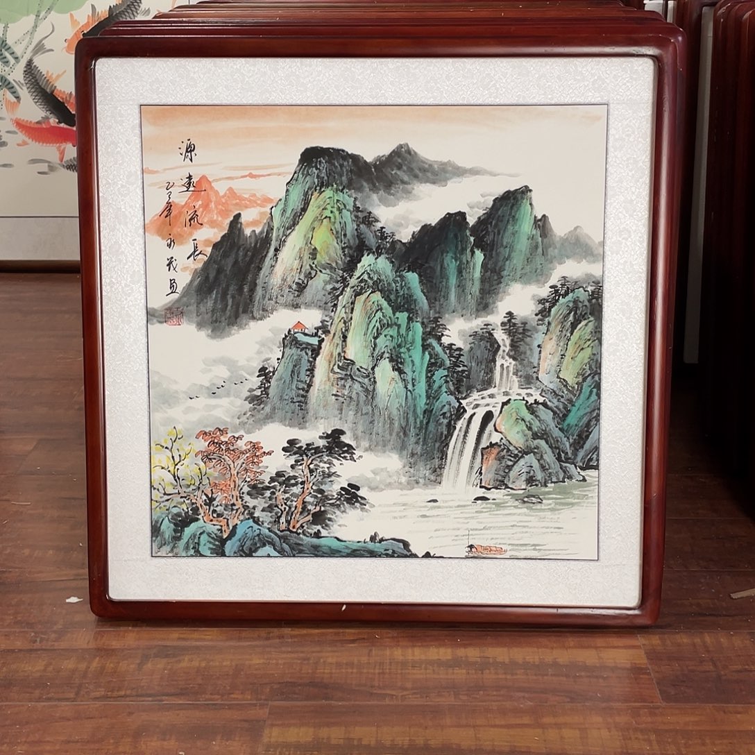 国画带框尺寸63*63厘米