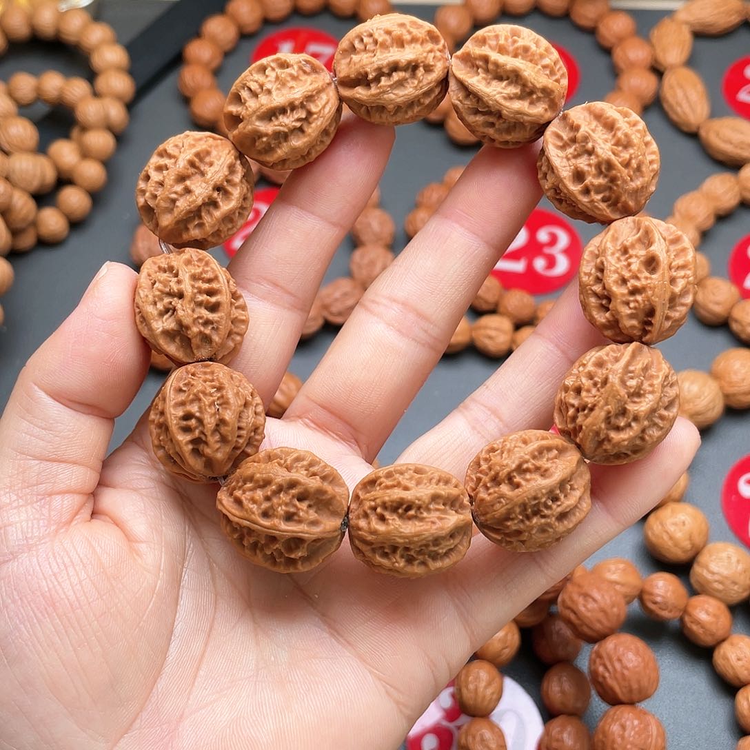 文玩核桃手串核桃龙脊21