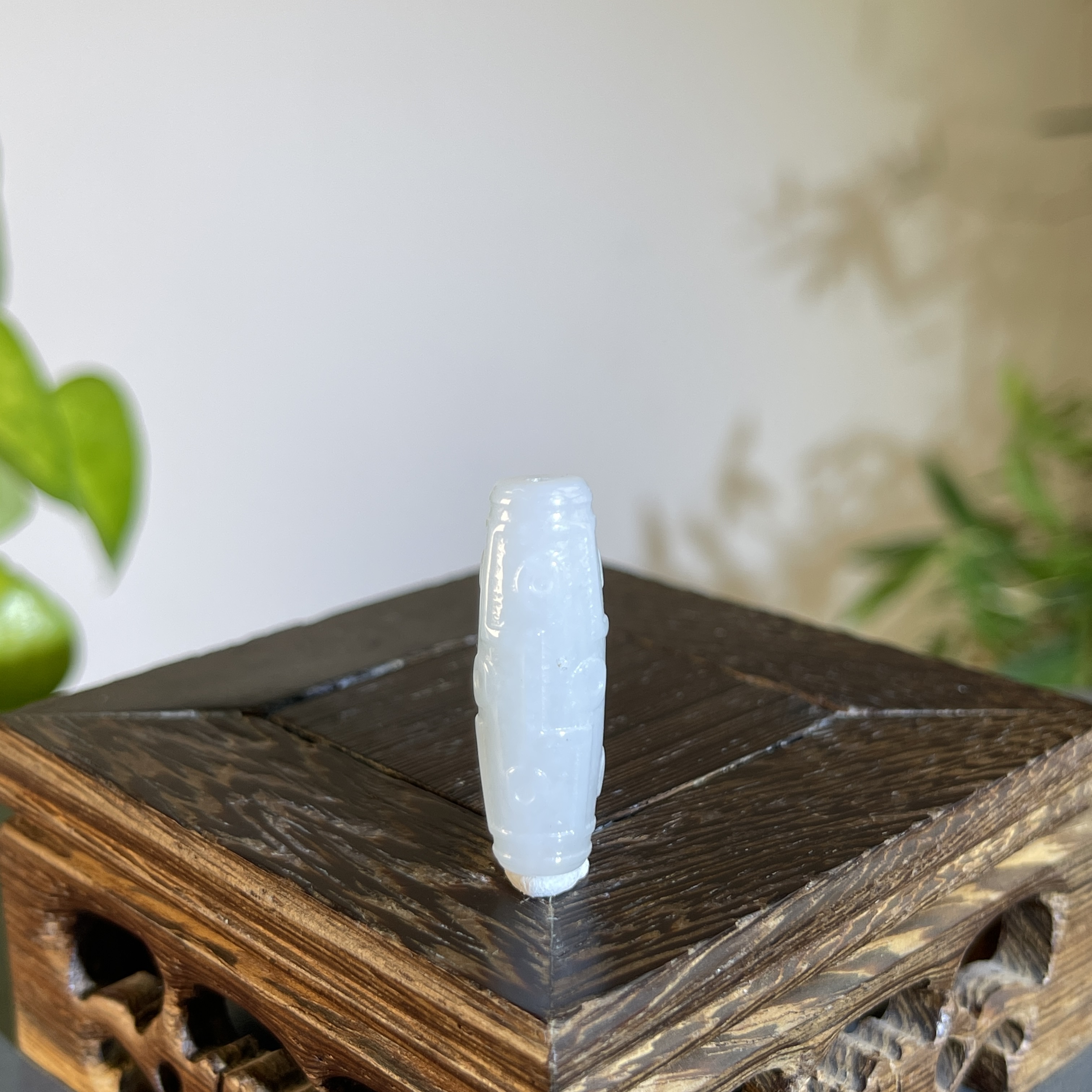 JTB16-04 天然缅甸A货翡翠 翡翠桶珠