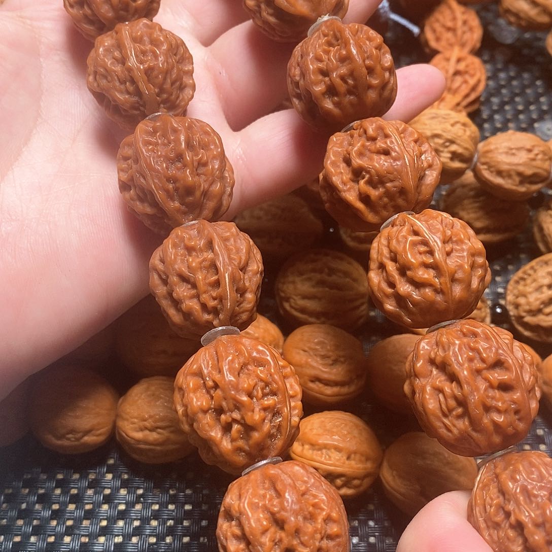 文玩核桃手串荔枝纹手持