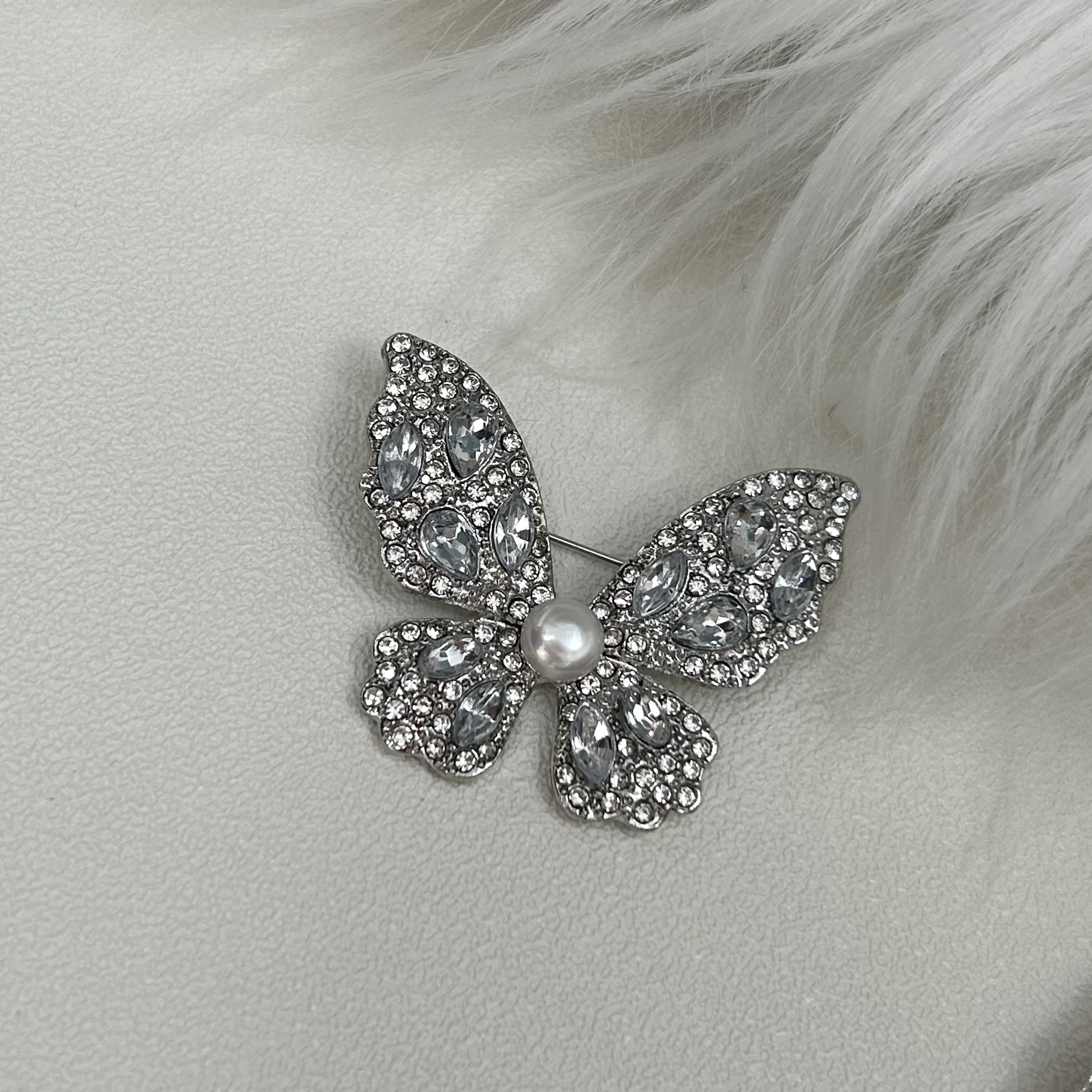 【小彤专属】【新粉必抢】天然淡水珍珠灵蝶胸针RY81020