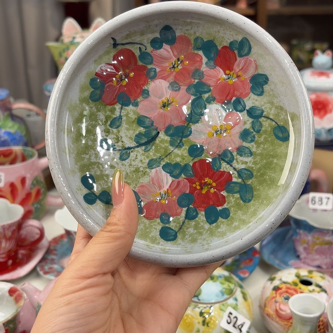 瓷片景德镇手绘高温釉下彩陶瓷茶具