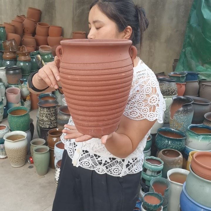 口20高27瑕疵底裂一个盆子