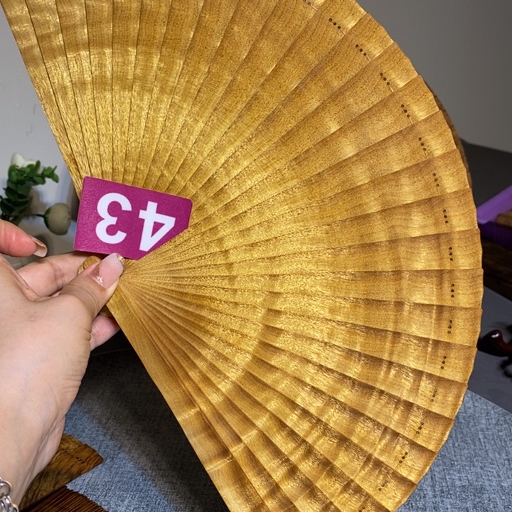 金丝楠d*?金丝楠木扇子
