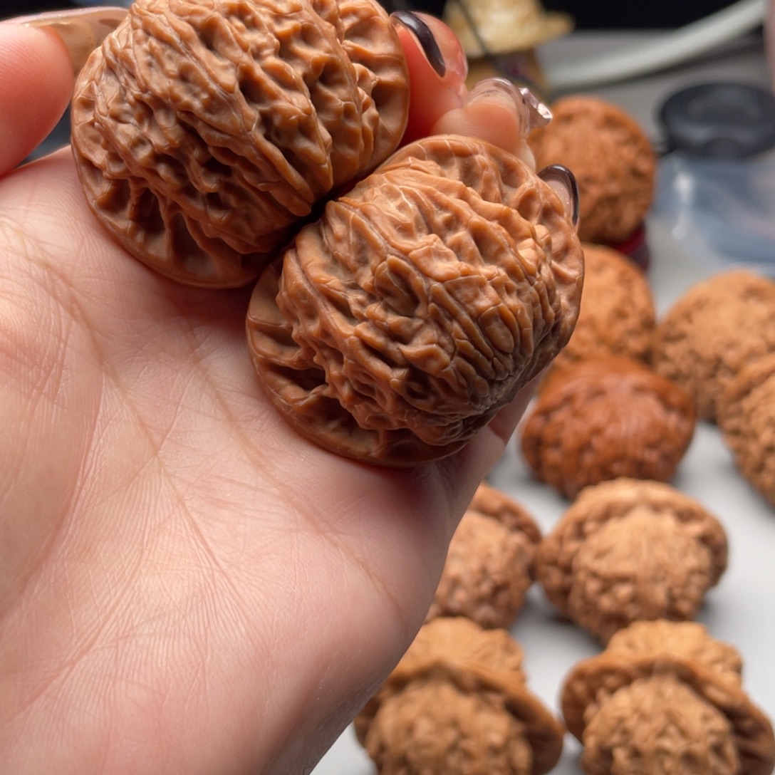 和***尘文玩核桃哦磨盘41