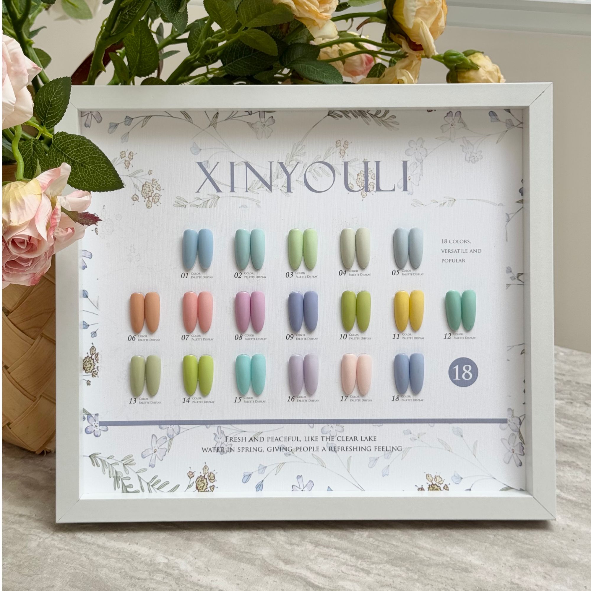 【希妹甄选】18色缤纷马卡龙（涂好色板）