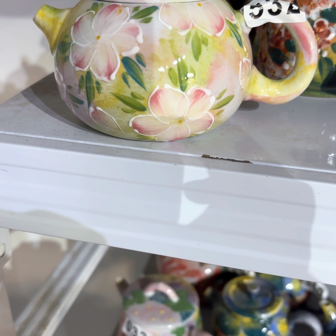 景德镇手绘高温釉下彩陶瓷茶具