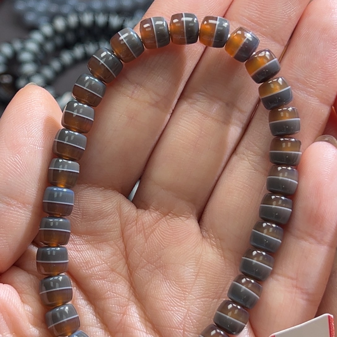 玛瑙/玉髓未镶嵌手链