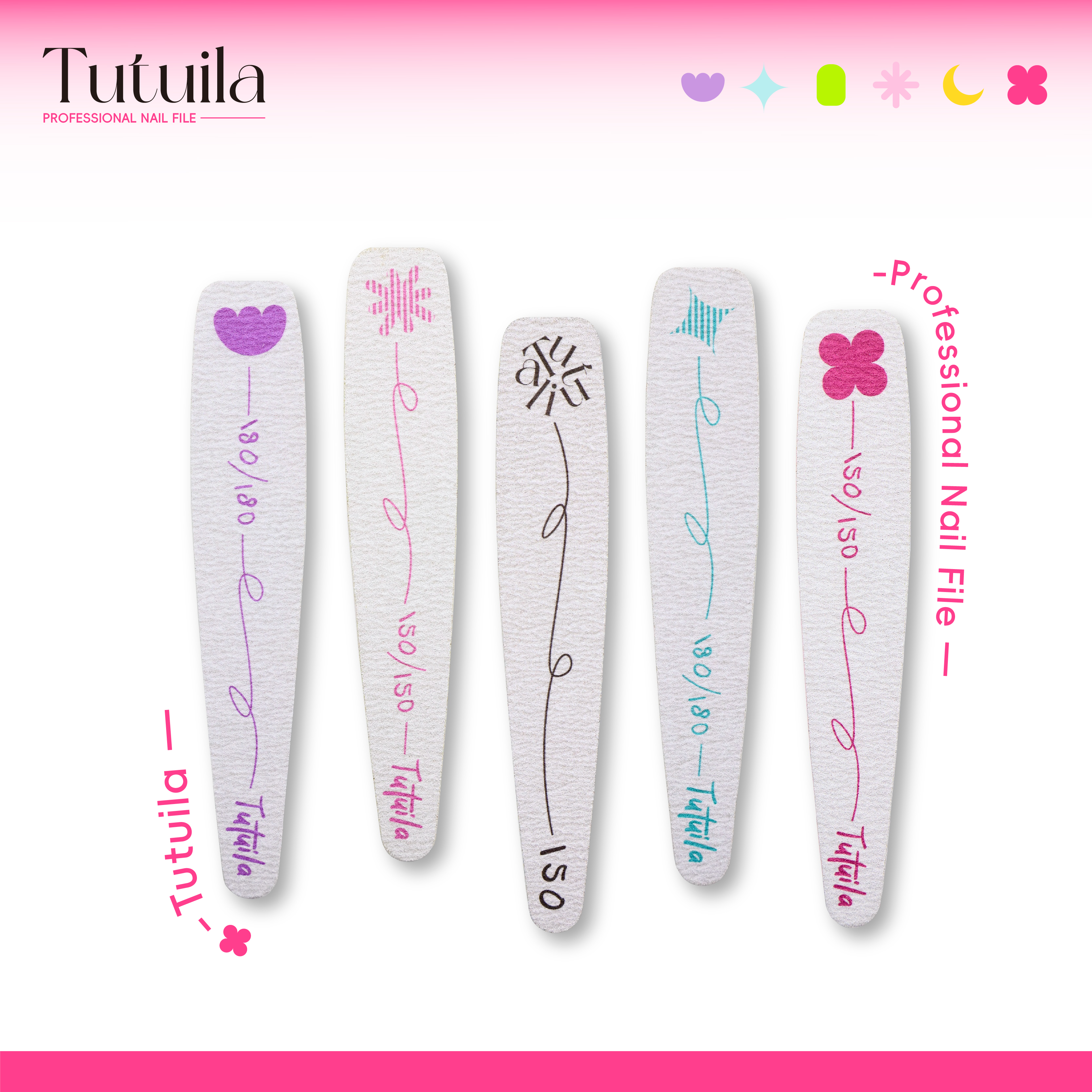 Tutuila花心搓加厚版修甲搓条高耐磨可水洗海绵抛本甲搓斑马搓