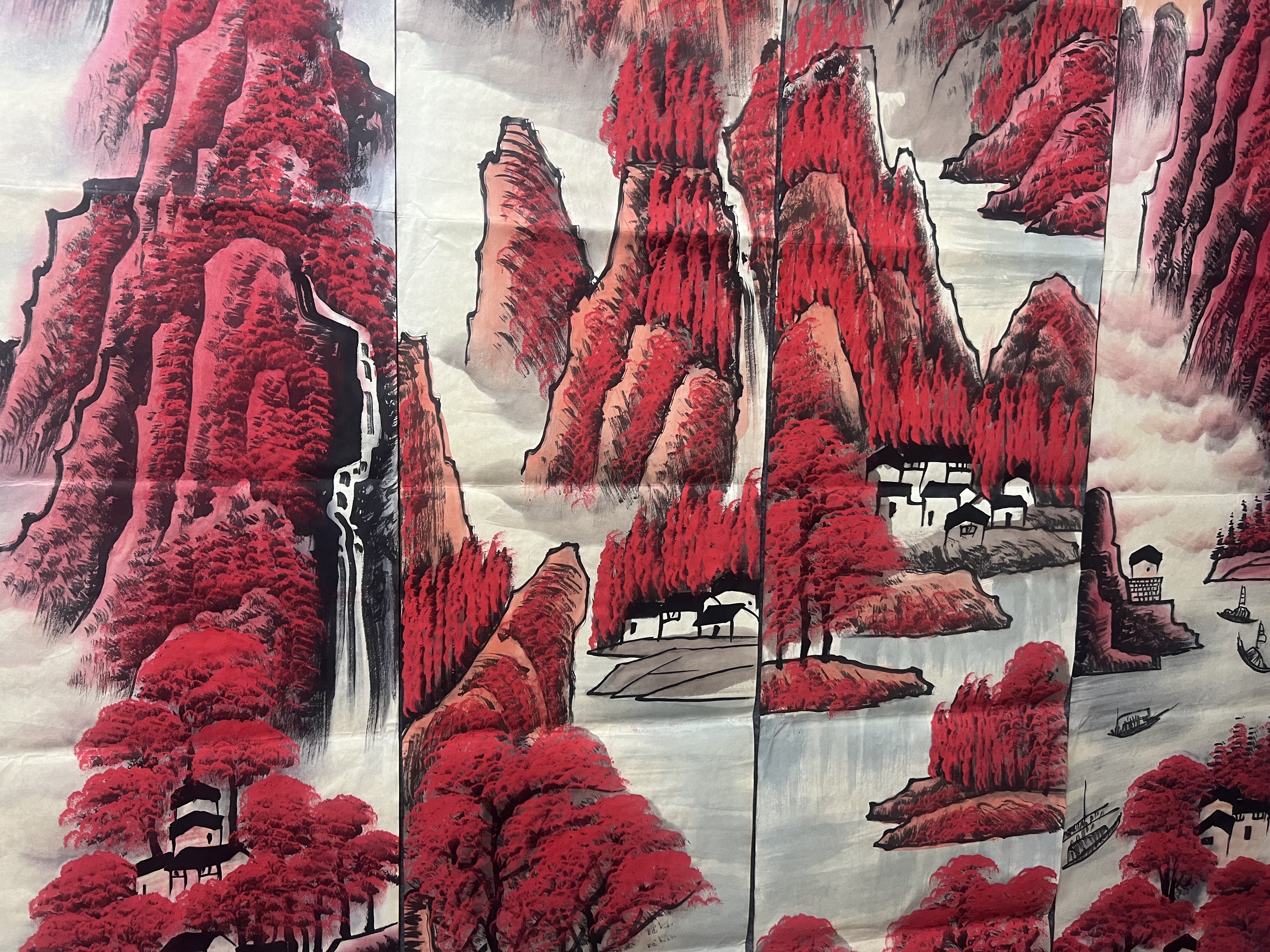 【欢日】精品四条屏装饰画通用链接