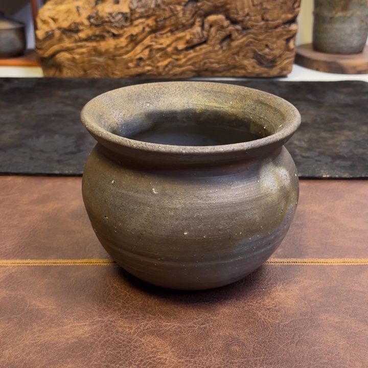 备前烧作品备前烧作品花房秀安，微瑕