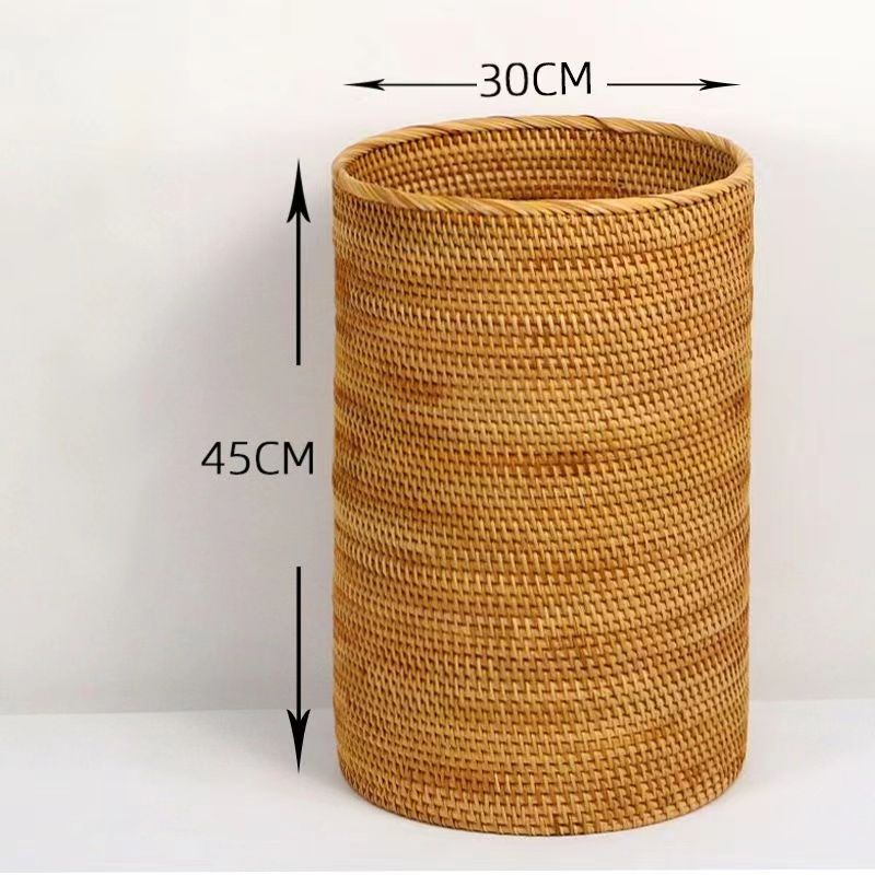 藤编书画桶大号收纳盒30*45cm