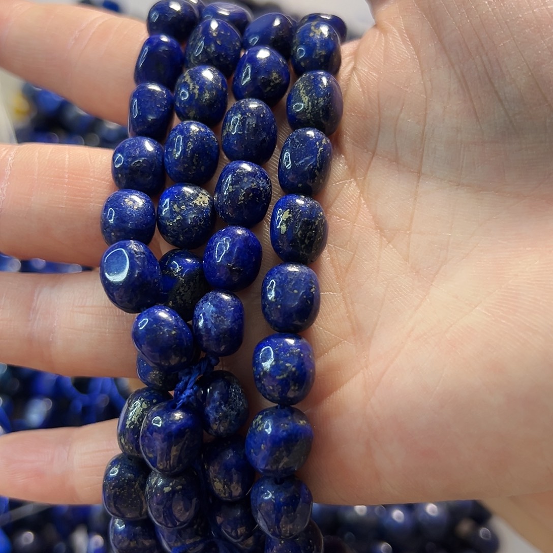 玛瑙/玉髓未镶嵌珠宝半成品卡8x10青金随行一条