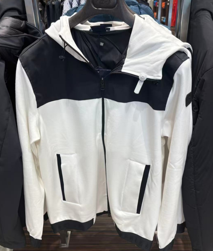 保鲨 台风两万休闲黑白连帽外套    下单联系客服