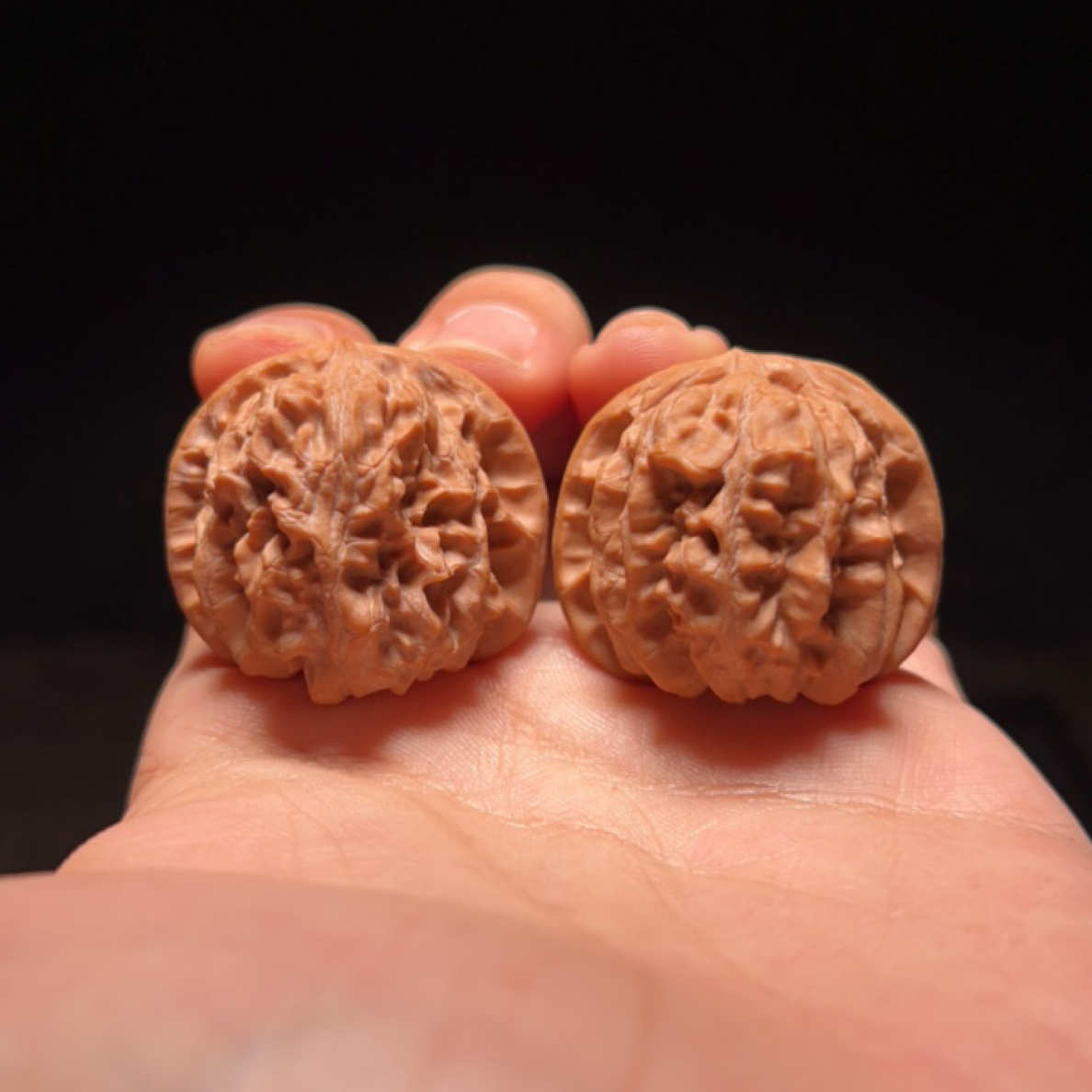 文玩核桃 蓟县红马蹄 12005号 34尺寸