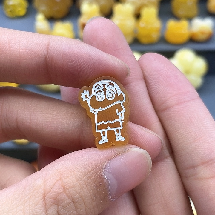 琥珀裸石未镶嵌蜜蜡