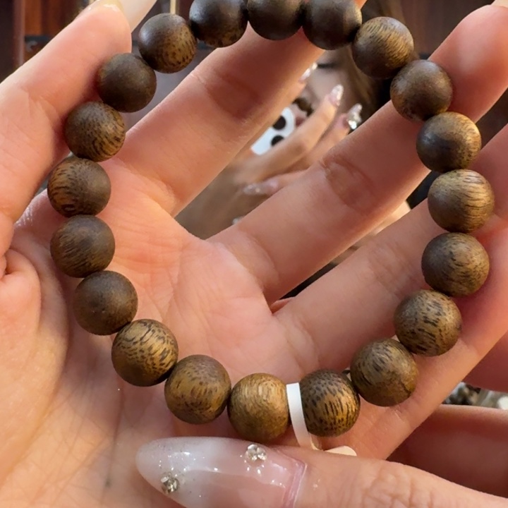 沉香碎屑沉香1.0-8g圆珠单圈