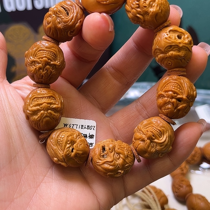 手串/手链橄榄核纯手工山鬼手作 橄榄核@@双面20