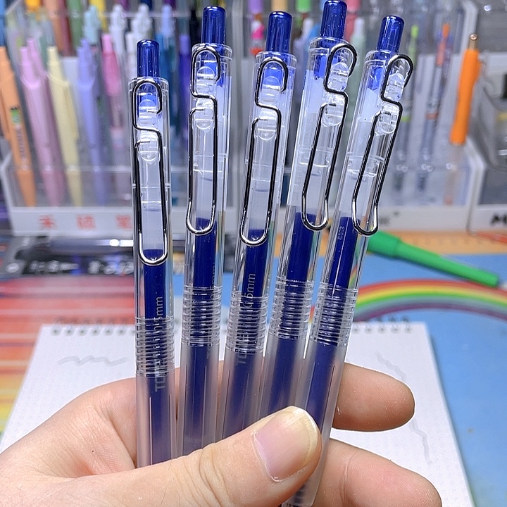 图米刷题笔蓝笔5支