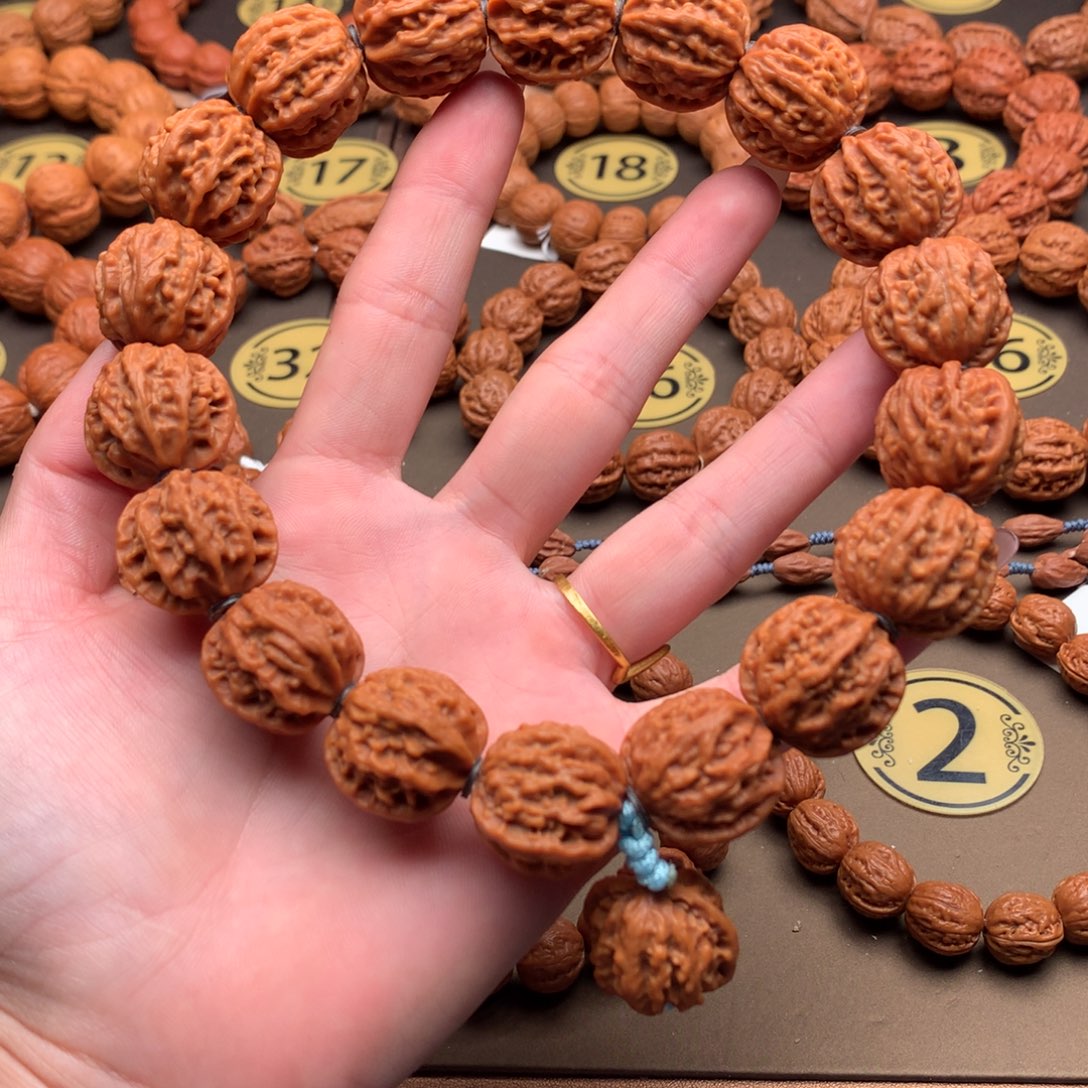 领***悟手串文玩核桃荔枝纹