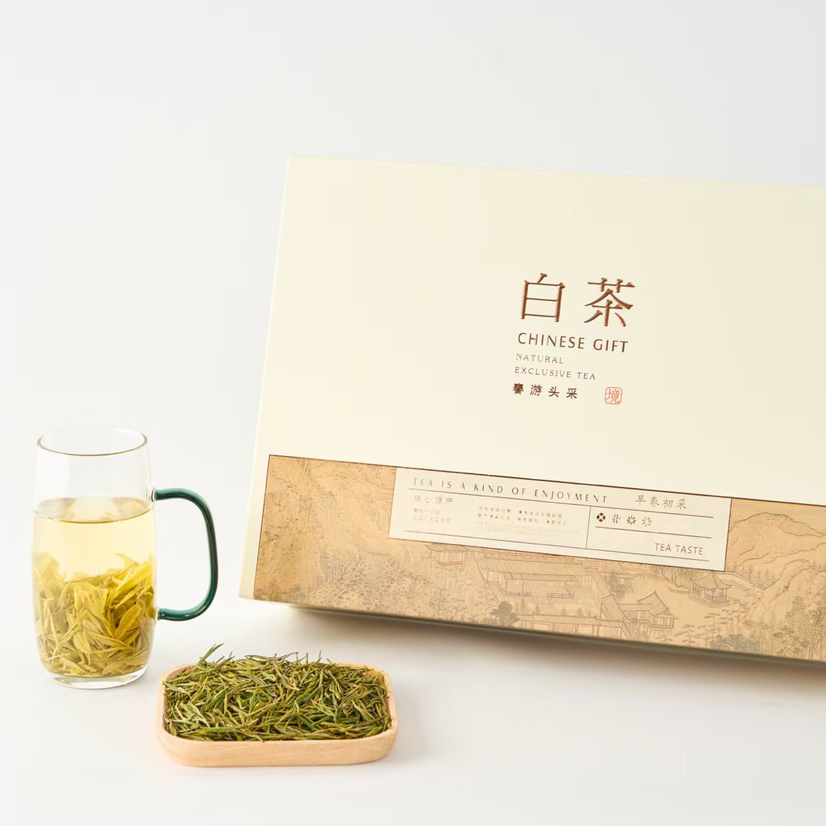 【2025头春现采】浙江安吉白茶精美礼盒嫩芽春茶明前特级