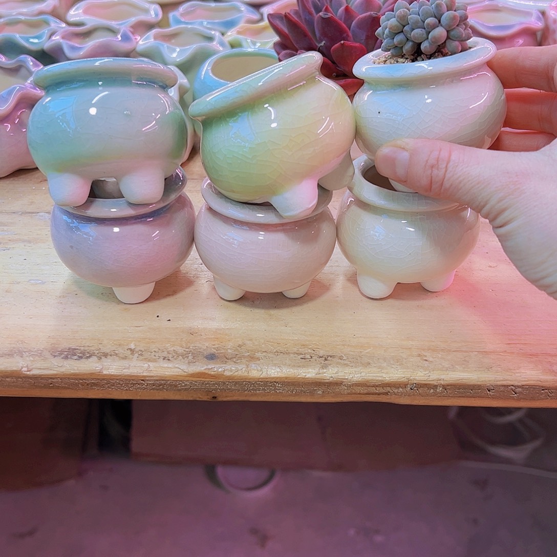 陶瓷花盆当场凑满12包邮