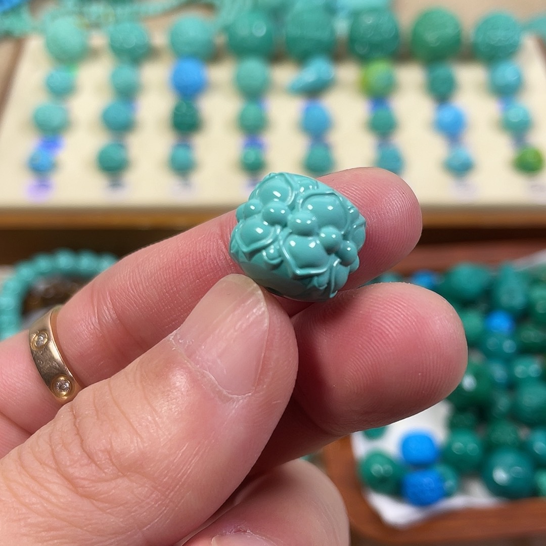 原生态手工雕刻配饰配珠15