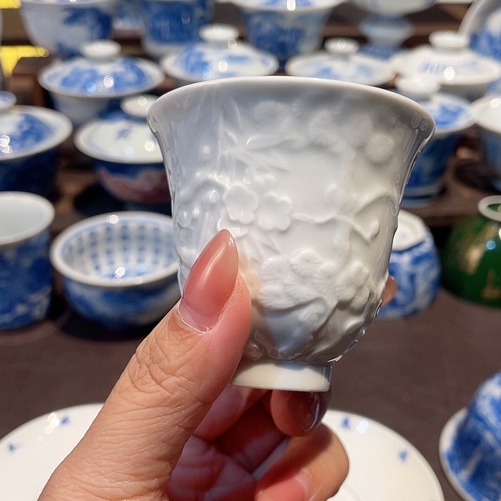 松竹梅雕刻变形不退不换