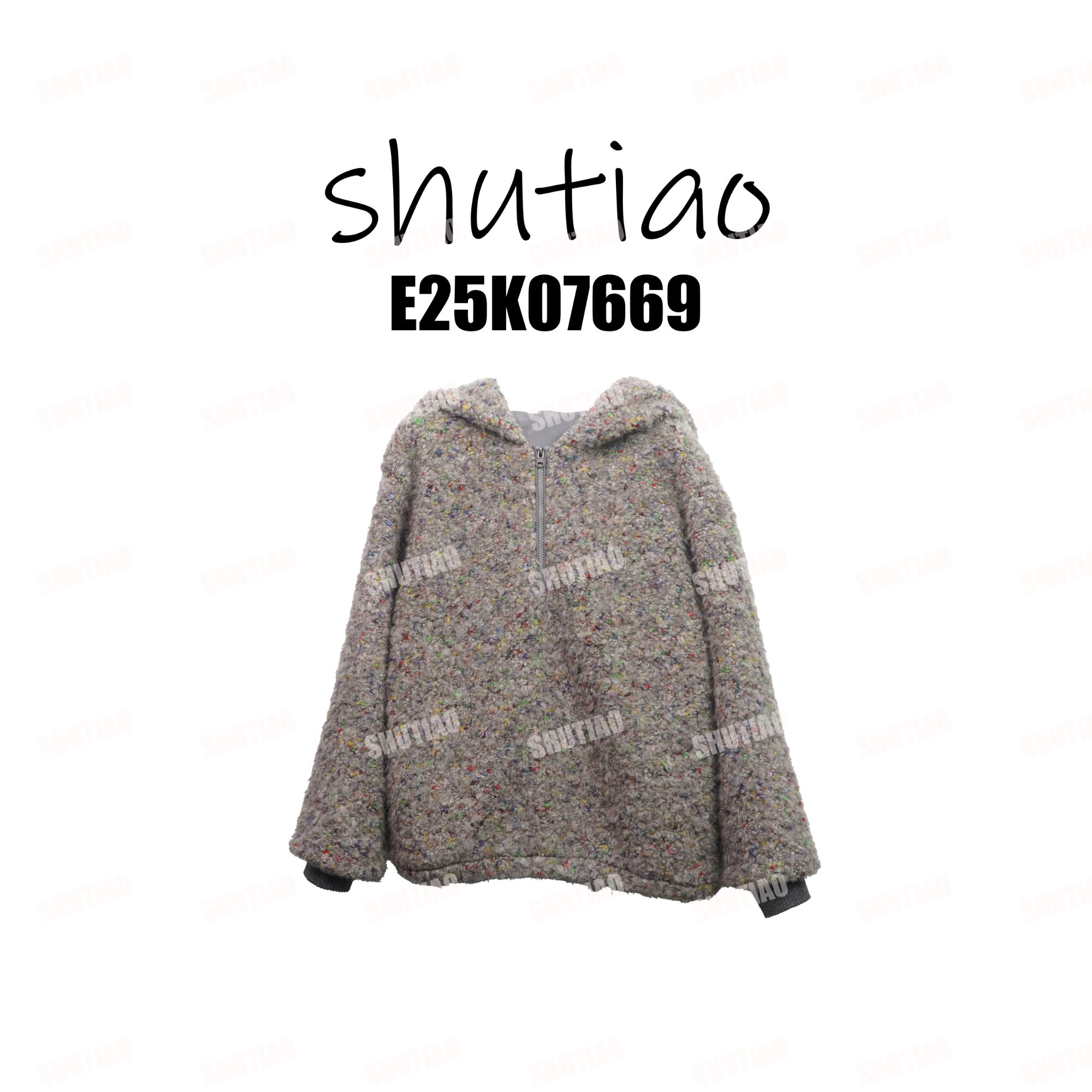 【SHUTIAO】2025冬季：新款小众设计款外套E25K07669