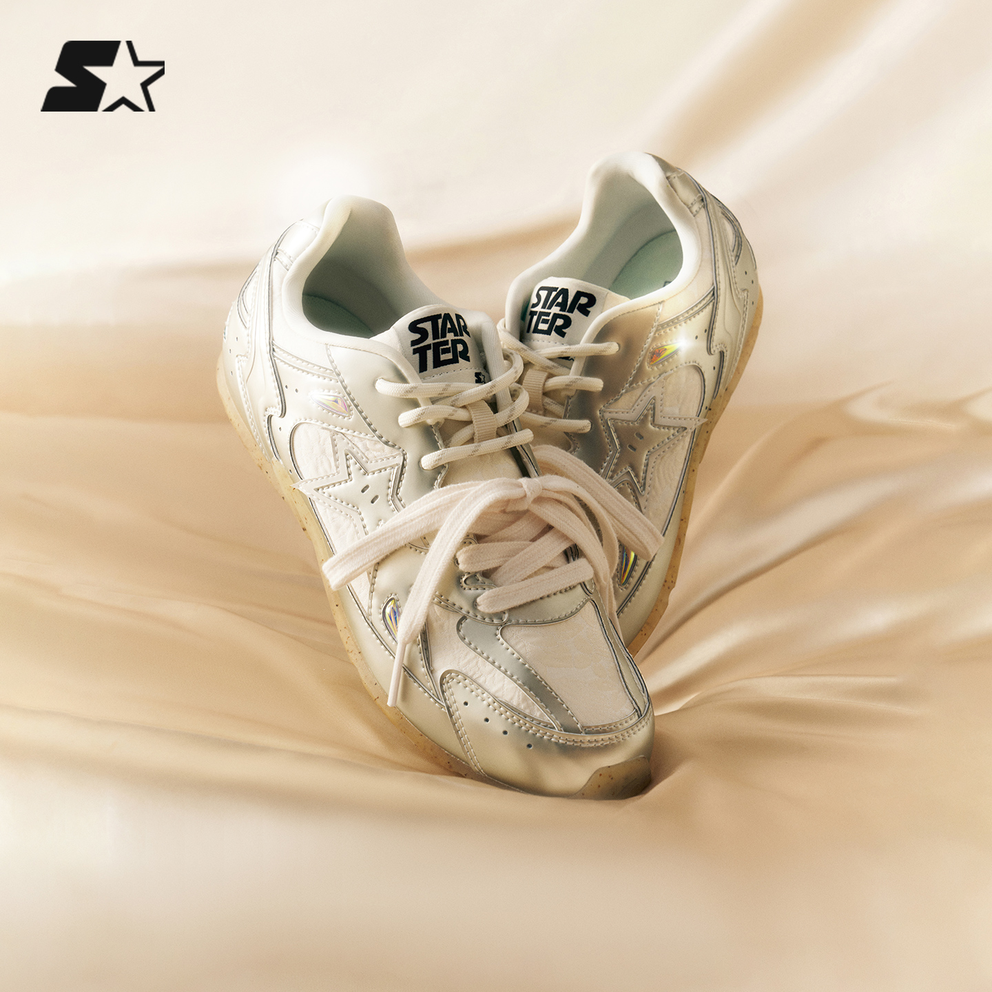 【杨颖同款】STARTER芭蕾鞋2025冬季新款薄底时尚休闲鞋 SF54RN004