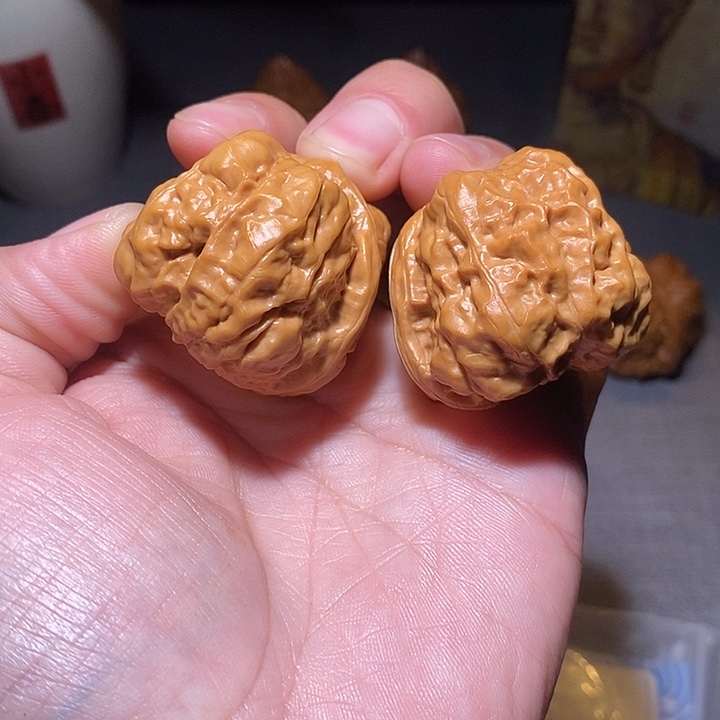 把件文玩核桃全品无修36尺怀柔蛤蟆头