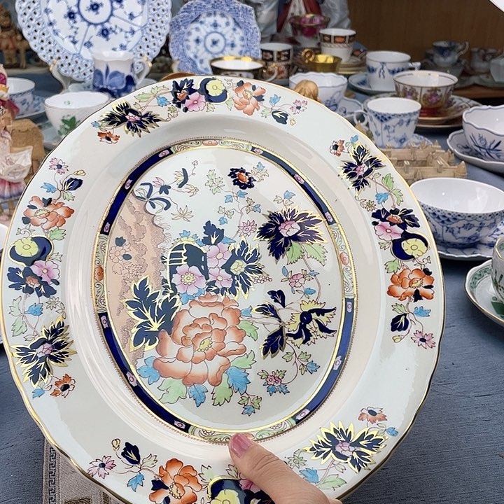 中古欧瓷瓷器小房子