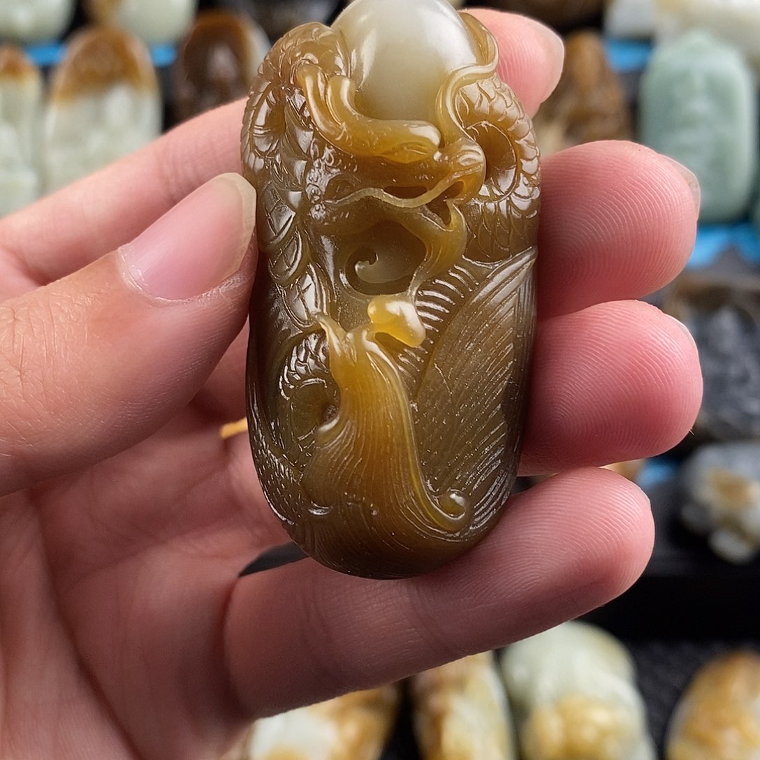 和田玉挂件未镶嵌