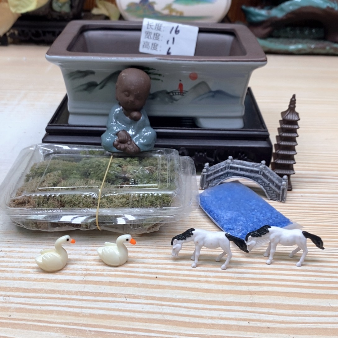 紫砂花盆陶瓷艺术花盆陶瓷