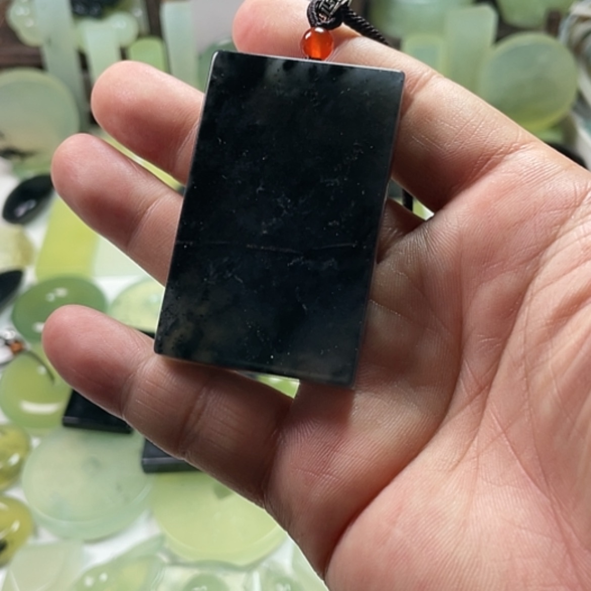 【闪购商品】未镶嵌岫玉挂件「***」