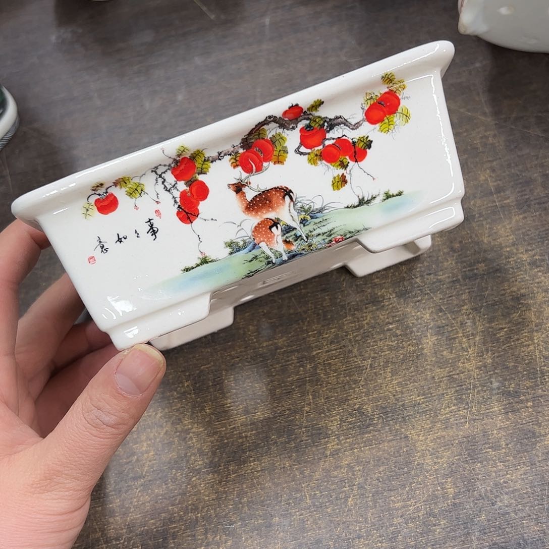 紫砂花盆716号瑕疵15/12/5cm