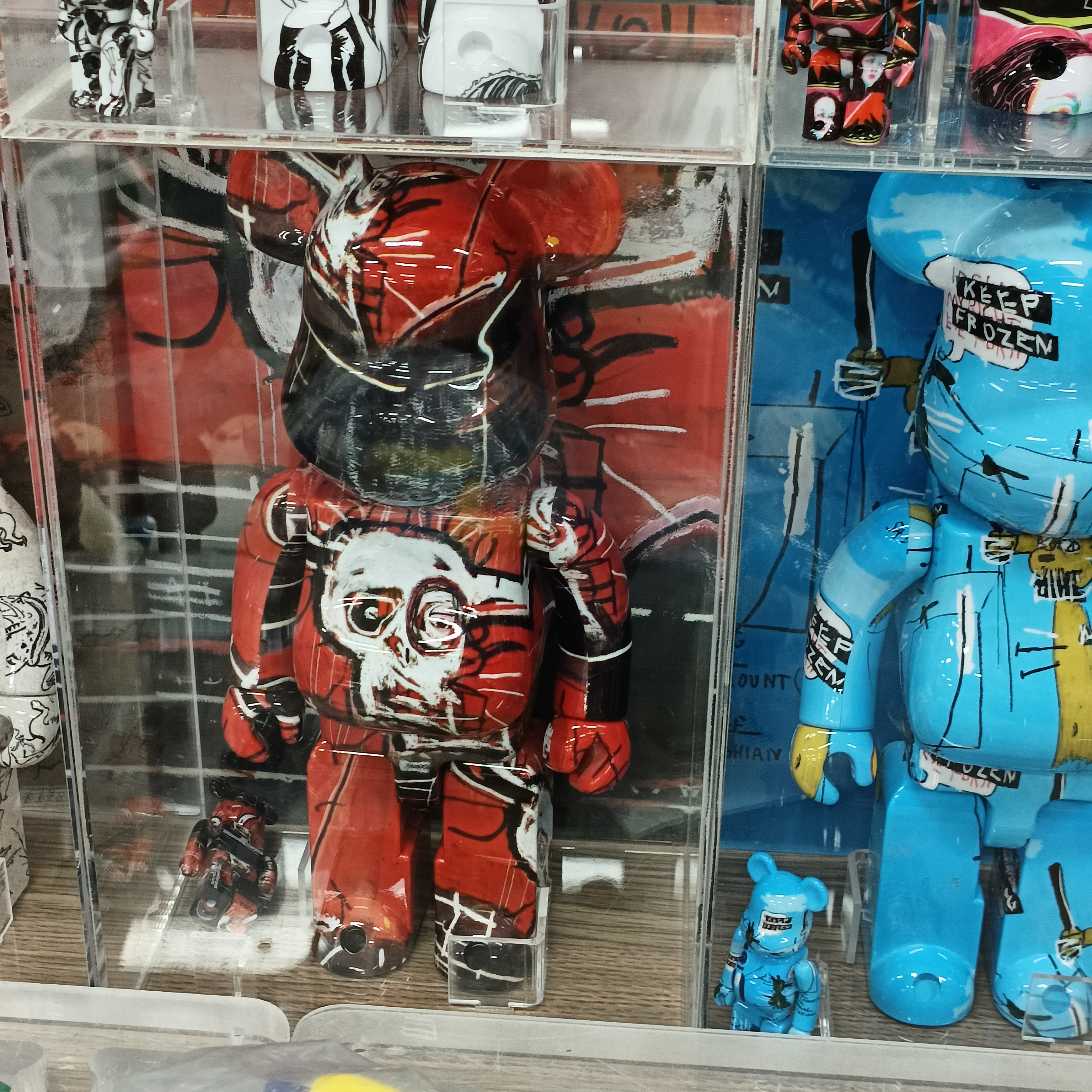 【山哥ST】bearbrick积木熊巴斯奎特5代 1000%