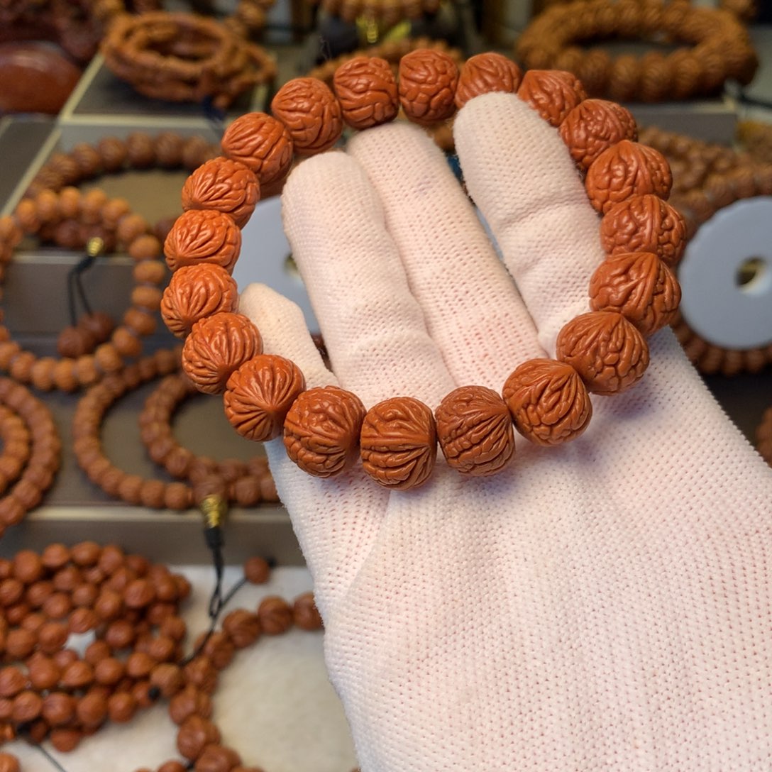 手串桃核秦岭龙纹