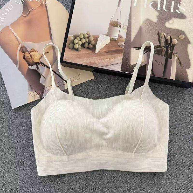 5078-EQ树皮鱼骨平口领防走光美背上衣（80-135）