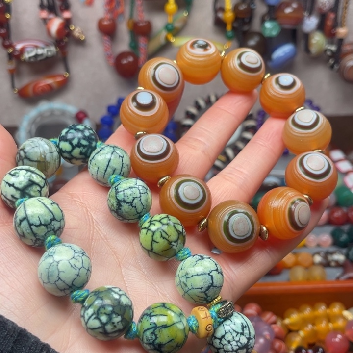 玛瑙/玉髓手链未镶嵌踏****方