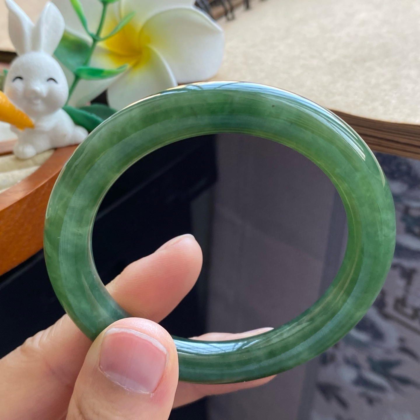 03.14批橄榄绿圆条1829号52.4-9.3天然翡翠