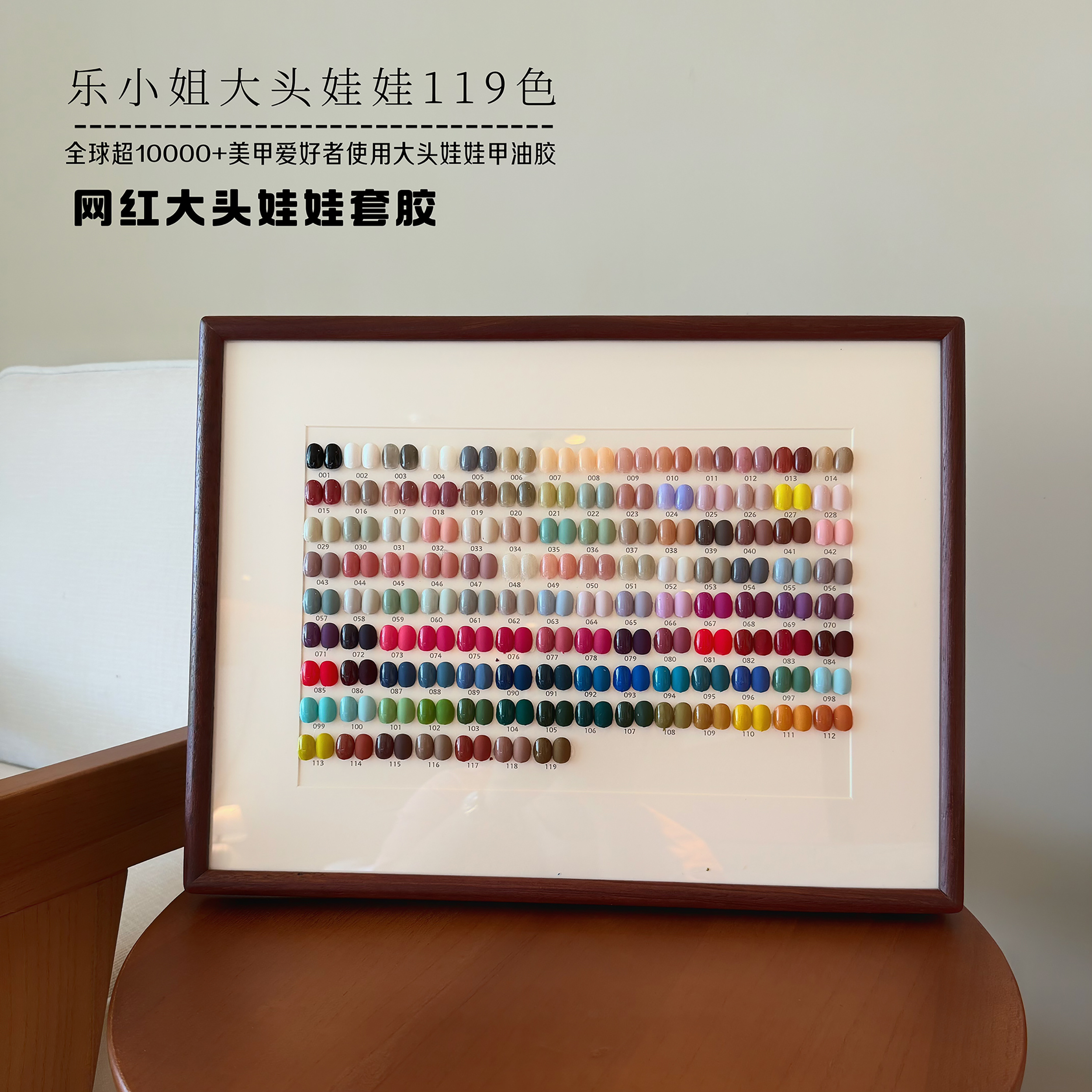 乐小姐大头娃娃直播间专用（网红大头娃娃罐装甲油胶）