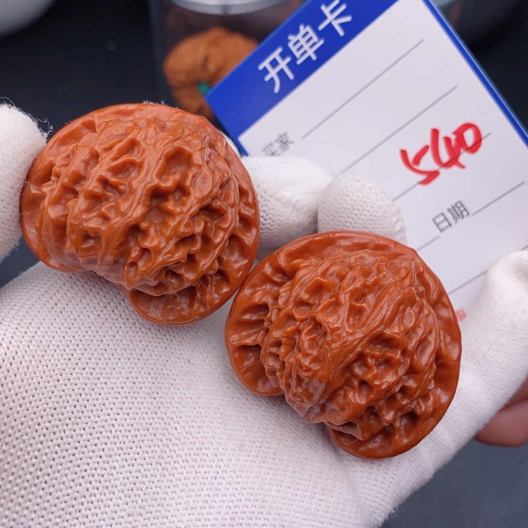 文玩核桃把件42宫灯540