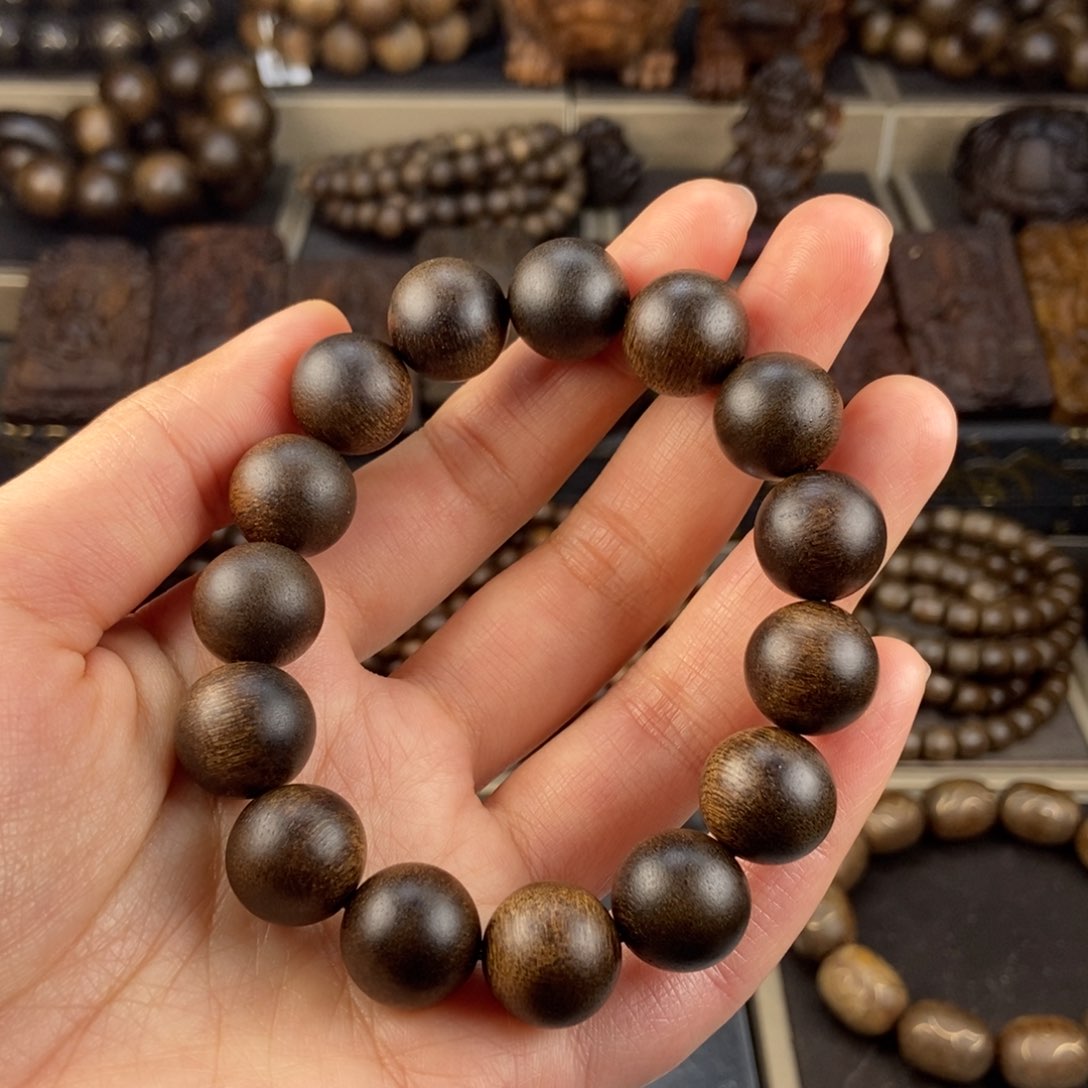 沉香手串柒*爹越南芽庄白棋楠