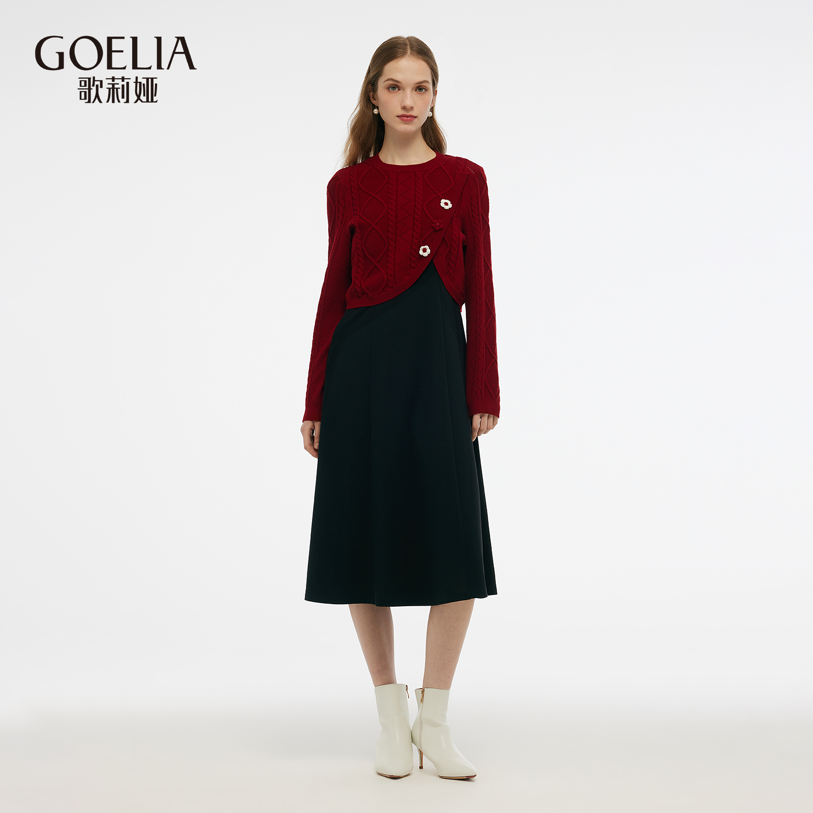 歌莉娅 秋季新品  法式优雅套装  1E1CAC760