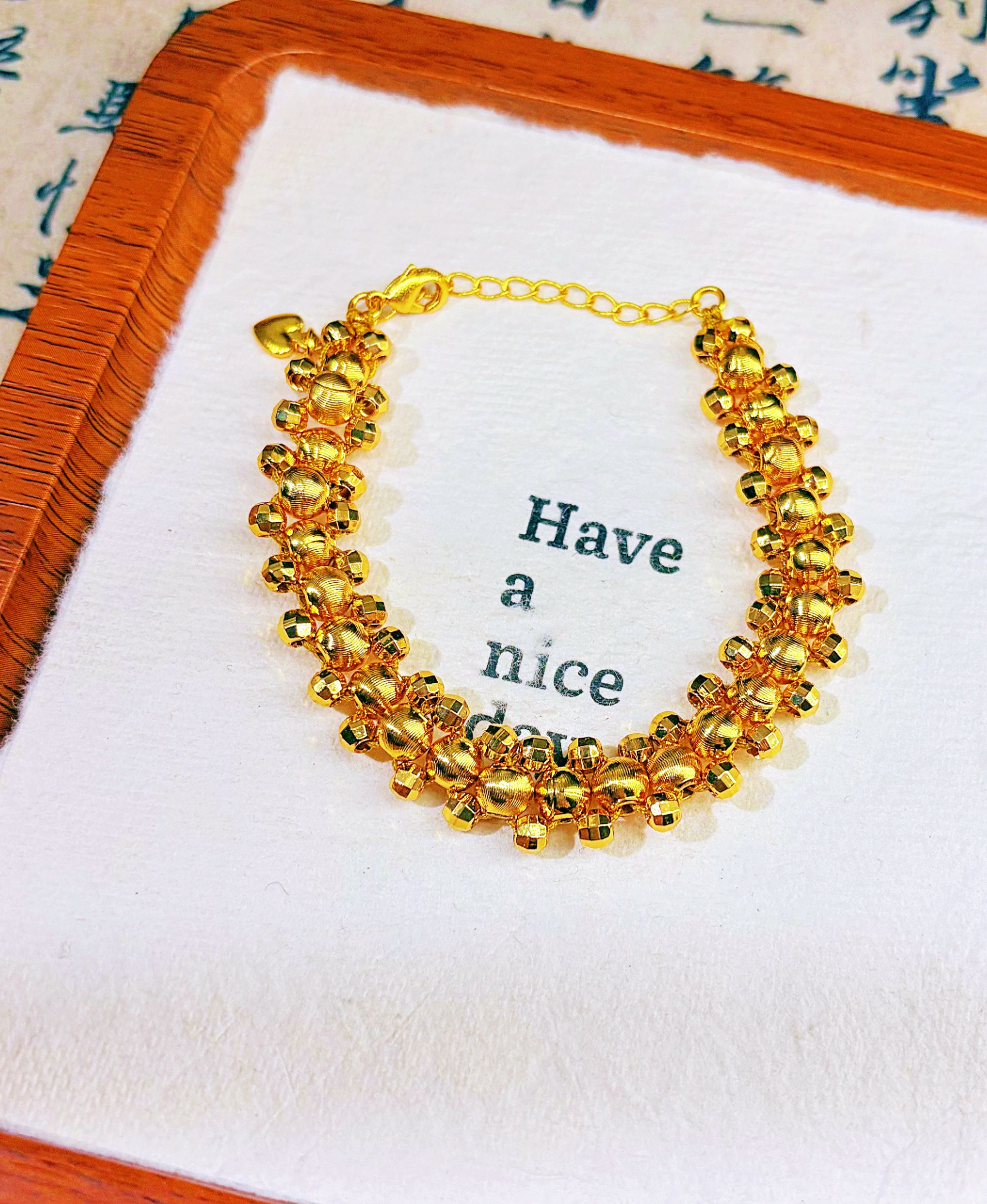 【丁老头甄选】精工猫眼镭射蹦迪珠手链20231